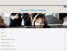 Tablet Screenshot of domesticviolencestatistics.org